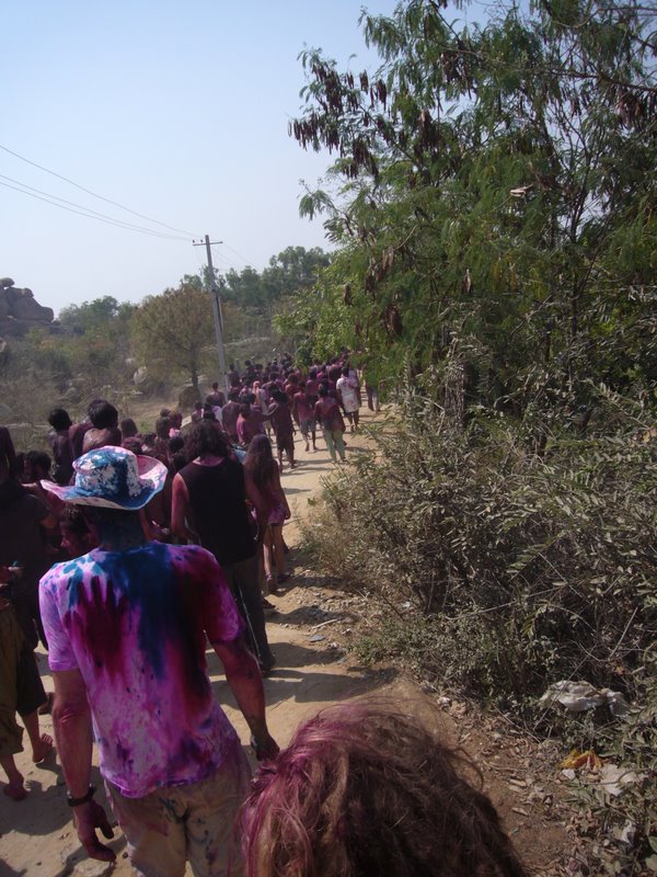 India 2010 - Hampi - Virupapur Gaddi - Holi Festival